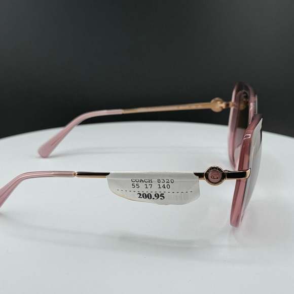 COACH HC 8320 56505M ROSE HAVANA GRADIENT AUTHENTIC FRAMES SUNGLASSES 55-17. NEW - Picture 10 of 12